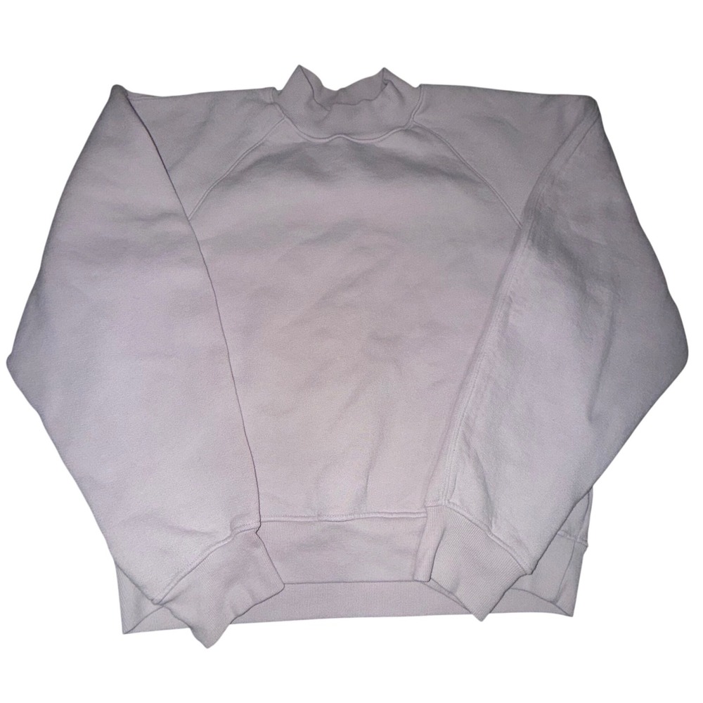 AGOLDE Mock Neck Tarron Sweatshirt Pullover Long Sleeve Women's Size S - Picture 2 of 8